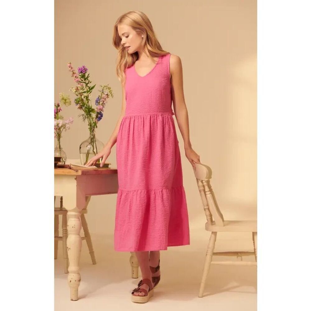 Barbour Women's Sea Daisy Dress - Begonia Pink Size US 6 UK 10 New